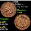 Image 1 : 1896 Indian Cent 1c Grades Choice AU/BU Slider