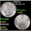 Image 1 : 1900-p Morgan Dollar $1 Grades Select+ Unc