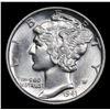 Image 2 : 1941-p Mercury Dime 10c Grades Select Unc+ FSB