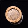 Image 3 : Mixed small cents 1c orig shotgun roll, 1913-d Wheat Cent, 1889 Indian Cent other end, McDonalds Wra