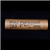 Image 4 : Mixed small cents 1c orig shotgun roll, 1913-d Wheat Cent, 1889 Indian Cent other end, McDonalds Wra