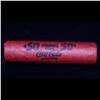 Image 4 : Mixed small cents 1c orig shotgun roll, 1919-d Wheat Cent, 1897 Indian Cent other end, Coca Cola Wra
