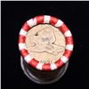 Image 3 : Mixed small cents 1c orig shotgun roll, 1857 Flying Eagle cent, 1906 Indian Cent other end, Seal Str