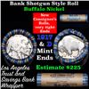 Image 1 : Buffalo Nickel Shotgun Roll in Old Bank Style 'Los Angeles Trust And Savins Bank'  Wrapper 1917 & d 