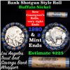 Image 1 : Buffalo Nickel Shotgun Roll in Old Bank Style 'Los Angeles Trust And Savins Bank'  Wrapper 1920 & s 