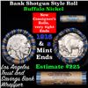Image 1 : Buffalo Nickel Shotgun Roll in Old Bank Style 'Los Angeles Trust And Savins Bank'  Wrapper 1916 & s 