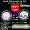 Image 1 : Buffalo Nickel Shotgun Roll in Old Bank Style 'Los Angeles Trust And Savins Bank'  Wrapper 1919 & d 