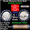 Image 1 : Buffalo Nickel Shotgun Roll in Old Bank Style 'Los Angeles Trust And Savins Bank'  Wrapper 1919 & s 