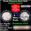 Image 1 : Buffalo Nickel Shotgun Roll in Old Bank Style 'Los Angeles Trust And Savins Bank'  Wrapper 1918 & d 