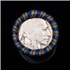 Image 2 : Buffalo Nickel Shotgun Roll in Old Bank Style 'Los Angeles Trust And Savins Bank'  Wrapper 1918 & d 