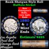 Image 1 : Buffalo Nickel Shotgun Roll in Old Bank Style 'Los Angeles Trust And Savins Bank'  Wrapper 1920 & s 