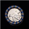 Image 2 : Buffalo Nickel Shotgun Roll in Old Bank Style 'Los Angeles Trust And Savins Bank'  Wrapper 1920 & s 