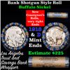 Image 1 : Buffalo Nickel Shotgun Roll in Old Bank Style 'Los Angeles Trust And Savins Bank'  Wrapper 1918 & d 