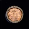 Image 3 : Uncirculated Shotgun Lincoln 1c roll, 1958-p 50 pcs Brandt Wrapper  Grades