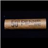Image 4 : Uncirculated Shotgun Lincoln 1c roll, 1975-d 50 pcs Brandt Wrapper  Grades