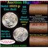 Image 1 : ***Auction Highlight*** 1923-p Solid Uncirculated Peace Dollar Shotgun Roll (fc)