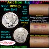 Image 1 : ***Auction Highlight*** 1923-p Solid Uncirculated Peace Dollar Shotgun Roll (fc)