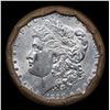 Image 2 : ***Auction Highlight*** AU/BU Slider Brinks Shotgun Morgan $1 Roll 1890 & P Ends Virtually UNC (fc)