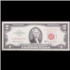 Image 2 : 1963A $2 Red seal United States Note Grades Gem CU