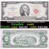Image 1 : 1963A $2 Red seal United States Note Grades Gem CU