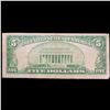 Image 3 : 1928A $5 Green Seal Federal Reserve Note Redeemable In Gold Grades vf+