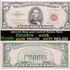 Image 1 : 1963 $5 Red seal United States Note Grades Choice AU/BU Slider