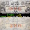 Image 1 : 1858 $1 The Bank of Macomb County MI BN-6 Confederate currency Grades AU, Almost Unc