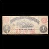 Image 2 : Confederate $1 Dollar Richmond Virginia Treasury Note July 21, 1862 Confederate currency Grades xf
