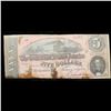 Image 2 : 1864 $5 Confederate Note, T69 Grades vf++