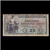 Image 2 : Military Payment Certificate Series 481 25c Grades xf+
