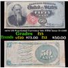 Image 1 : 1876 US Fractional Currency 50c Fifth Issue fr-1380 Grades f+
