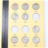 Image 4 : Near Complete Walking Liberty Half Dollar Book 1916-1937 32 coins
