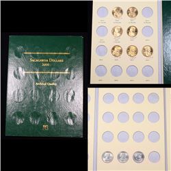 Starter Sacagawea & Susan B. Anthony Dollar Book 1979-2005 10 coins