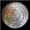 Image 3 : ***Auction Highlight*** 1884-o Monster Rainbow Toned Morgan Dollar $1 Graded Choice Unc By USCG (fc)