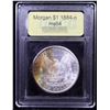Image 4 : ***Auction Highlight*** 1884-o Monster Rainbow Toned Morgan Dollar $1 Graded Choice Unc By USCG (fc)