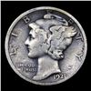 Image 2 : ***Auction Highlight*** 1921-d Mercury Dime 10c Graded vf+ By USCG (fc)