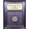 Image 4 : ***Auction Highlight*** 1921-d Mercury Dime 10c Graded vf+ By USCG (fc)