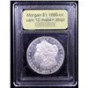 Image 4 : ***Auction Highlight*** 1880-cc vam 10 Morgan Dollar $1 Graded Choice Unc+ DMPL By USCG (fc)