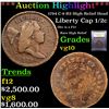Image 1 : ***Auction Highlight*** 1794 C-9 R2 High Relief Head Liberty Cap half cent 1/2c Graded vg+ By USCG (