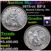 Image 1 : ***Auction Highlight*** 1875-cc BF-2 Twenty Cent Piece 20c Graded Select+ Unc By USCG (fc)