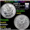 Image 1 : ***Auction Highlight*** 1886-o Morgan Dollar $1 Graded Select Unc By USCG (fc)
