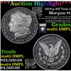 Image 1 : ***Auction Highlight*** 1878-p 8tf Vam 2 Morgan Dollar $1 Graded GEM Unc DMPL By USCG (fc)