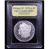 Image 4 : ***Auction Highlight*** 1878-p 8tf Vam 2 Morgan Dollar $1 Graded GEM Unc DMPL By USCG (fc)