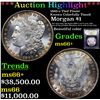 Image 1 : *Highlight Of Entire Auction* 1890-o Tied Finest Known Morgan $1 Graded GEM++ Unc By USCG (fc)