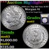 Image 1 : ***Auction Highlight*** 1900-o/cc Top 100 Vam 10 R7 Morgan Dollar $1 Graded Select Unc By USCG (fc)