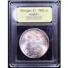 Image 4 : ***Auction Highlight*** 1882-p Colorfully Toned Morgan Dollar $1 Graded Choice+ Unc By USCG (fc)