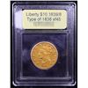 Image 4 : ***Auction Highlight*** 1839/8 Type of 1838 Gold Liberty Eagle $10 Graded xf+ By USCG (fc)