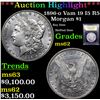 Image 1 : ***Auction Highlight*** 1896-o Vam 19 I5 R5 Morgan Dollar $1 Graded Select Unc By USCG (fc)