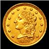 Image 2 : ***Auction Highlight*** 1838 C HM-1 Charlotte  Classic Head Quarter Eagle $2 1/2 Graded Select Unc B