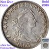 Image 6 : ***Auction Highlight*** 1803 O-103 R3 Draped Bust Half Dollar 50c Graded AU, Almost Unc By USCG (fc)